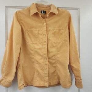 L.L. Bean Women's Tan Button-Up Shirt